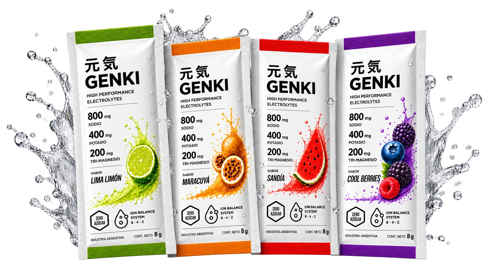 Los cuatro sabores Genki